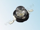 Сверхъяркий светодиод LED 1W Green with lens